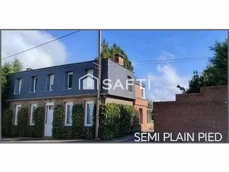 semi plain pied individuel - 5 chambres - grand jardin - 3 garages -
