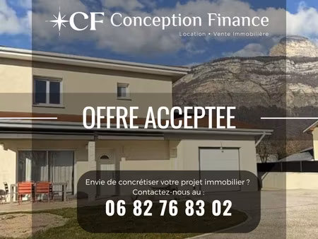 maison récente face à belledonne
