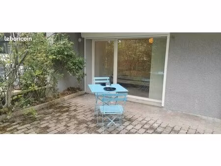 rez de jardin t2 meublé douane puplinge quartier pavillonnaire