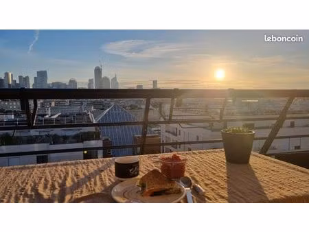bel appartement meublé avec terasse et vue panoramique