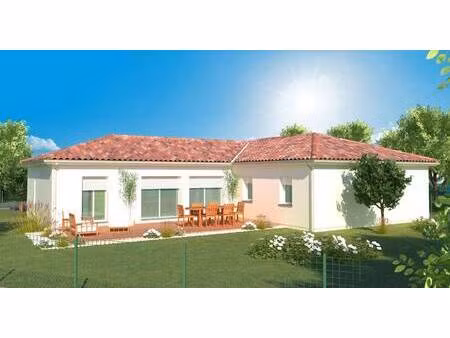 terrain avec maison neuve à vendre