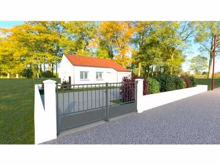 terrain avec maison neuve à vendre