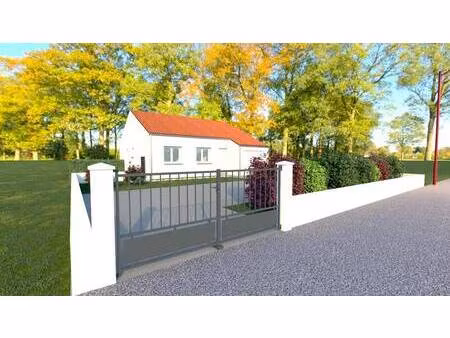 terrain avec maison neuve à vendre