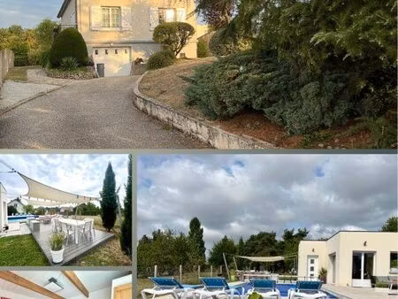 grande maison familiale au calme avec piscine et pool house
