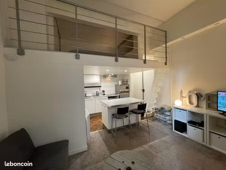 studio 21m2 meublé residence securisée