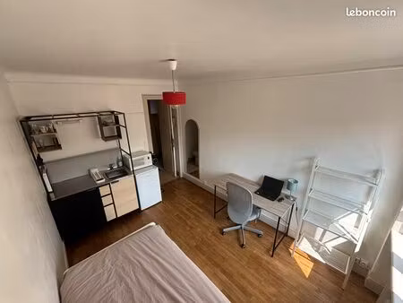 studio proche gare de nancy & jardin partagé