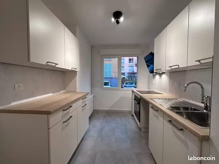 appartement rénové - rdc - résidence privée