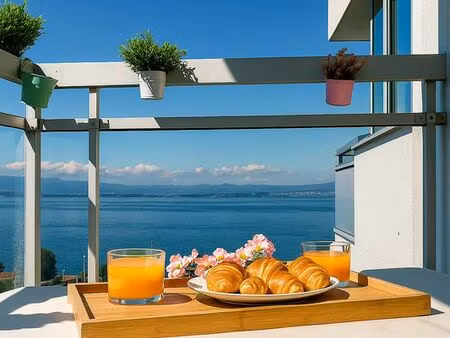 à louer – appartement t2 meublé – 58 m² – évian-les-bains