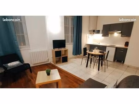 studio meublé rénové haut de gamme avec jardin entre ifsi et université