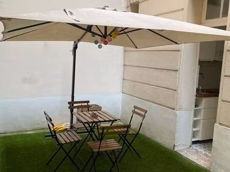 location t2 meublé avec terrasse à paris 9