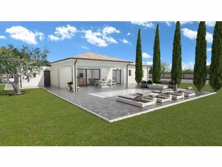 terrain avec maison neuve à vendre