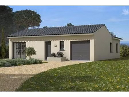 terrain avec maison neuve à vendre