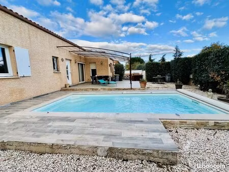 villa t4 avec piscine  terrasse  garage et jardin à canet (34800)
