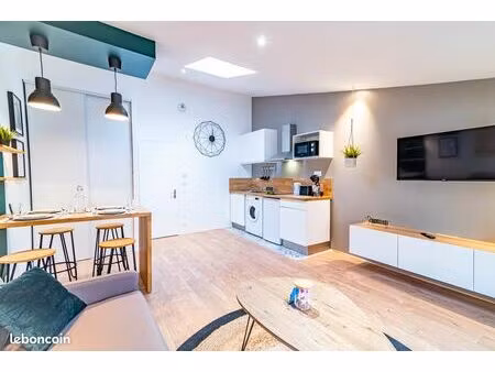 t2 meublé 38m2 centre ville