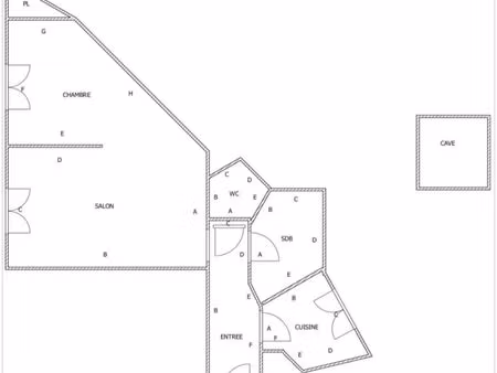 2 pièces meublé boulogne nord 37 m2