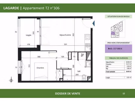 appartement t2 dernier etage | albi rascol