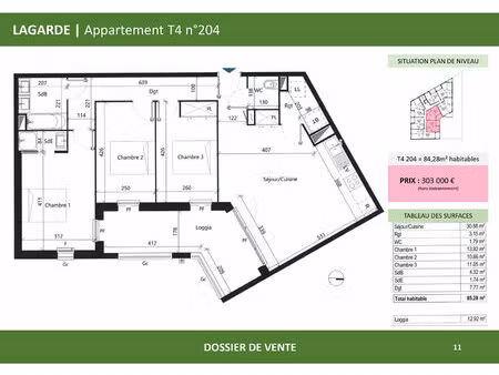appartement t4 | albi rascol