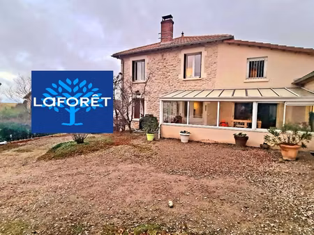 saint genest malifaux spacieuse maison en pierre sur beau terrain plat de 1500m²