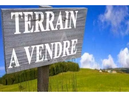 terrain constructible à vendre