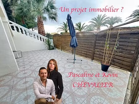 appartement t3 à louer martigues croix rez-de-chaussée terrasse garage privatif  parking  