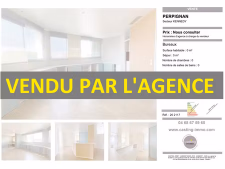 achat local professionnel 140m² perpignan 66000