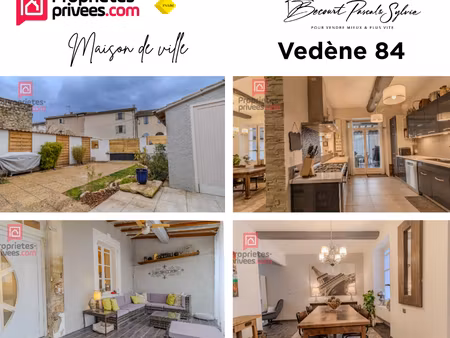 maison de ville vedène centre 7 pièce(s) 144 m2  grand confort