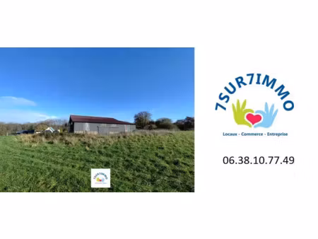 hangar de 400 m2 sur 10000 m2 de terrain à champrond en gâtine