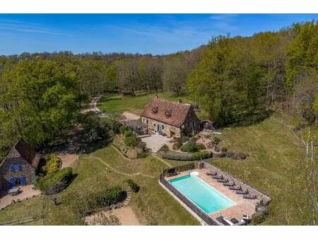 secteur figeac. charmante maison en pierre  2 gîtes  piscine à débordement  2ha et de bell