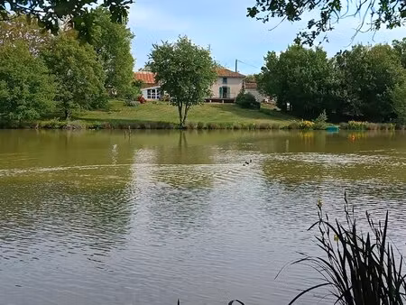 situation exceptionnelle  2 propriétés  un étang de pêche et une opportunité d'affaires