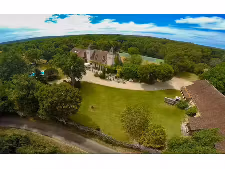 maison en pierre à vendre près de livernon  avec piscine  court de tennis et annexe pour i