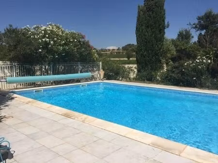 puicheric: villa avec 5 chambres et piscine  près du canal du midi