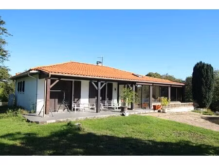 maison individuelle de trois chambres avec studio d'une chambre  piscine et grand terrain