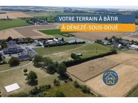 terrain 730 m² deneze sous doue
