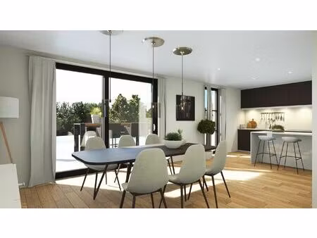 duplex appartement met 2-slpks  inpandige garage en terras!