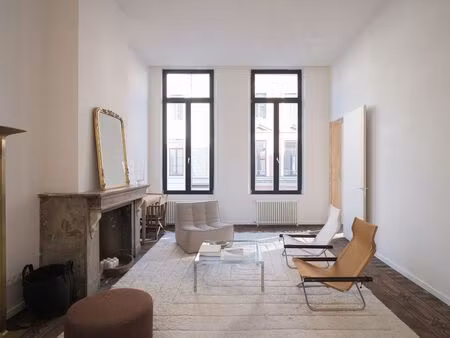 gerenoveerd tweeslaapkamerappartement met zonnig terras in een voormalige herenwoning  nab