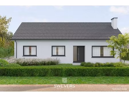 rustig gelegen open bebouwing met zonnepanelen en zicht op groen