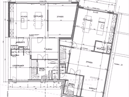 nieuwbouwwoning op plan op een terrein van 749m²