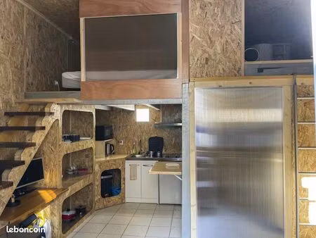 vente t1 libre avec mezzanine