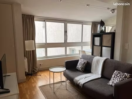 studio meublé sans vis à vis passy trocadero