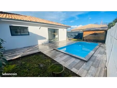 maison 80m2 3ch piscine