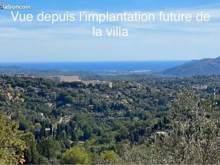 terrain viabilisé vue mer- permis accordé