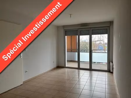 appartement à vendre 2 pièces 41.19 m² - colomiers (31) - 115 500€