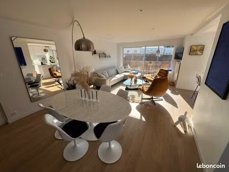 appartement t3 avec balcon + parking + cave - 70 m2 - gambetta - refait à neuf