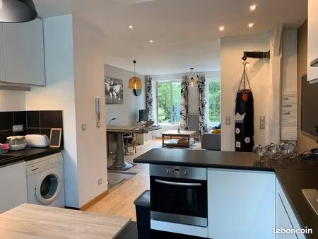 lumineux t2 meublé 54 m2 à rouen - darnétal  200m de l'ensa