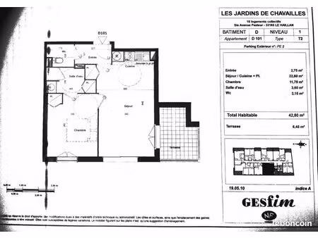 a louer t2 le haillan