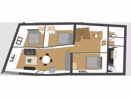 loue - appartement t4