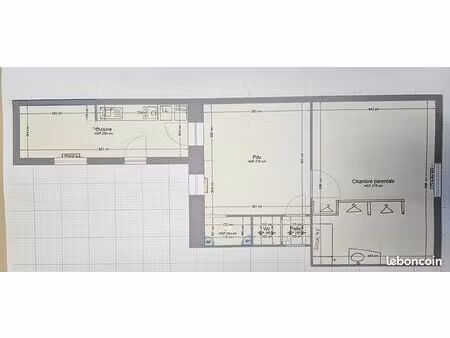 t2 rdc avec terrasse