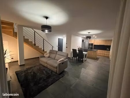a louer maison t4 vulbens meublée neuve- rare - cuisine équipée