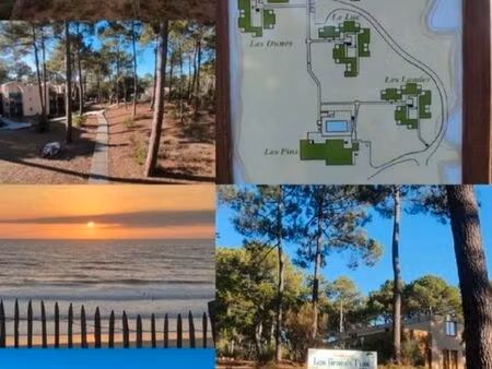 meublé dans résidence avec piscine  entre lac et océan