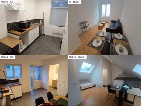 a louer - immeuble entier 4 lots - renove - special investisseur / societe